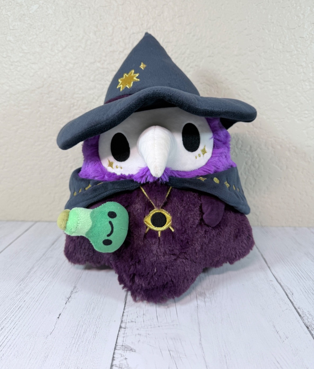 Witchy Plague Doctor Squishable Plush Green Potion 10" Stuffed Toy Halloween